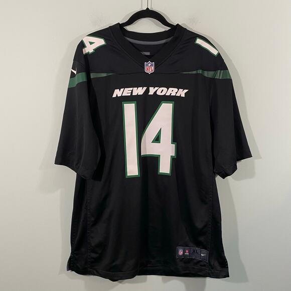 NFL On Field Nike New York Jets Black Green #14 Sam Darnold Jersey Size XL - Picture 1 of 9